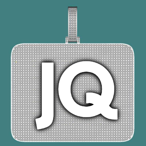 CUSTOM LETTER NECKLACE 3D BIG SQUARE