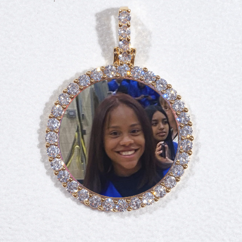 3D CIRCLE CUSTOM PICTURE PENDANT SMALL SIZE