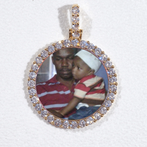 3D CIRCLE CUSTOM PICTURE PENDANT SMALL SIZE