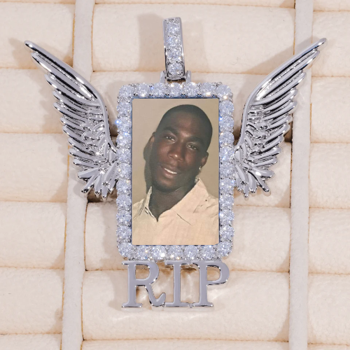 RIP WING 3D CUSTOM PICTURE PENDANT