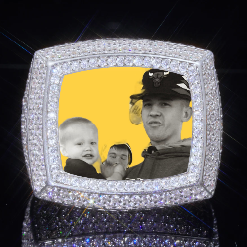 3D CUSTOM PICTURE ICED RING