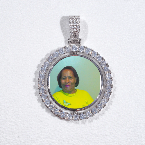3D Spinning 2-Faced Custom Picture Pendant