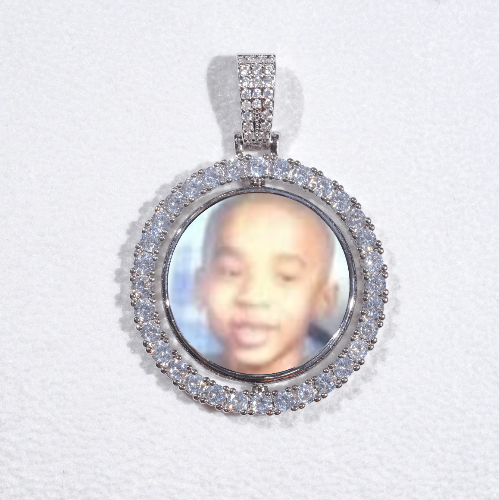 3D Spinning 2-Faced Custom Picture Pendant