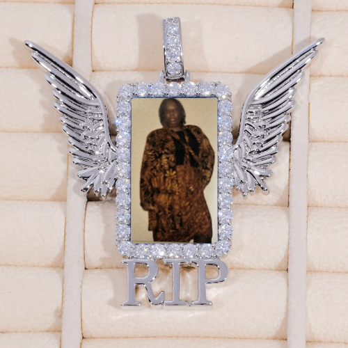 RIP WING 3D CUSTOM PICTURE PENDANT