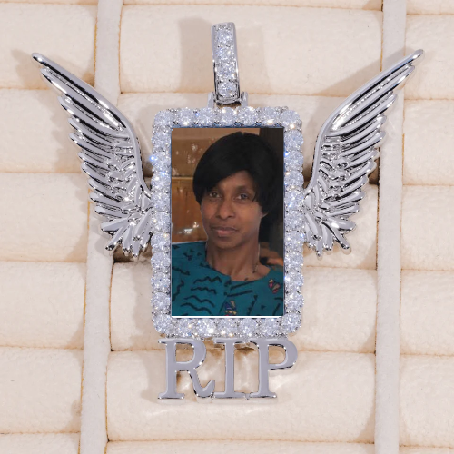 RIP WING 3D CUSTOM PICTURE PENDANT