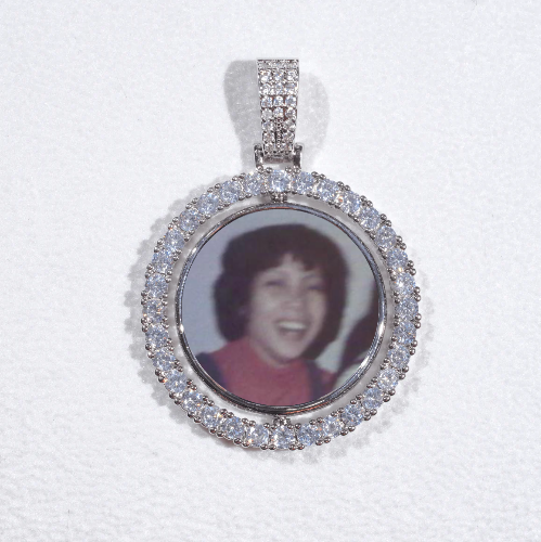 3D Spinning 2-Faced Custom Picture Pendant