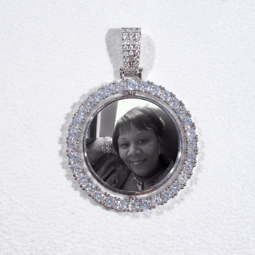 3D Spinning 2-Faced Custom Picture Pendant