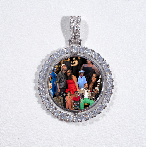 3D Spinning 2-Faced Custom Picture Pendant