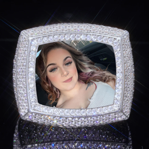 3D CUSTOM PICTURE ICED RING