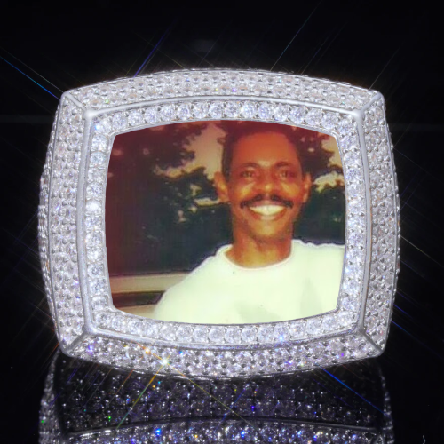 3D CUSTOM PICTURE ICED RING