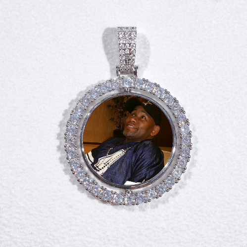 3D Spinning 2-Faced Custom Picture Pendant