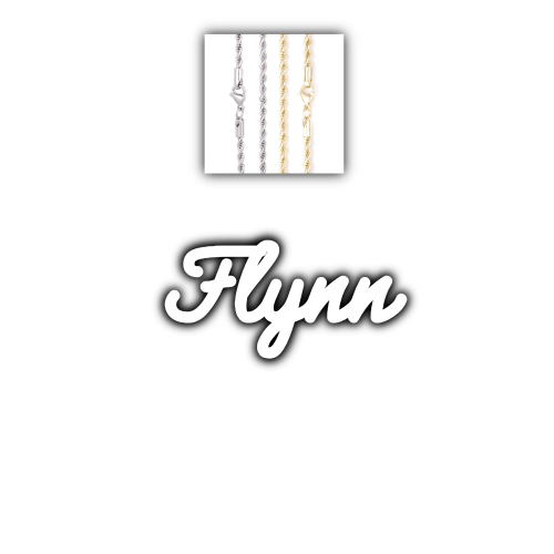 Script Custom Letter Necklace