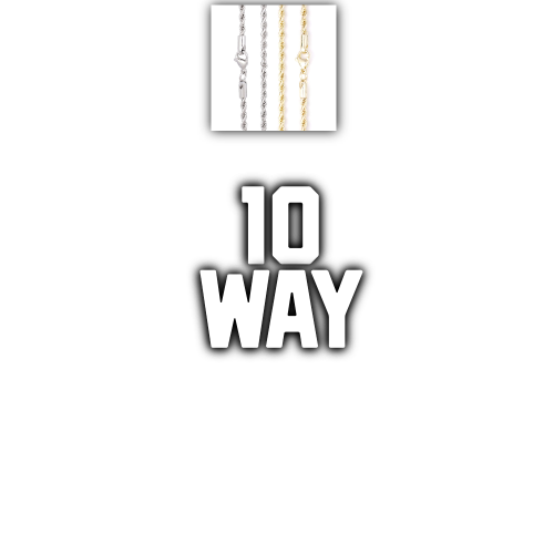 Custom Letters Baguette Two Layer Necklace