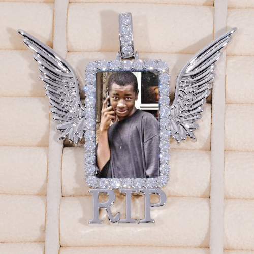 RIP WING 3D CUSTOM PICTURE PENDANT