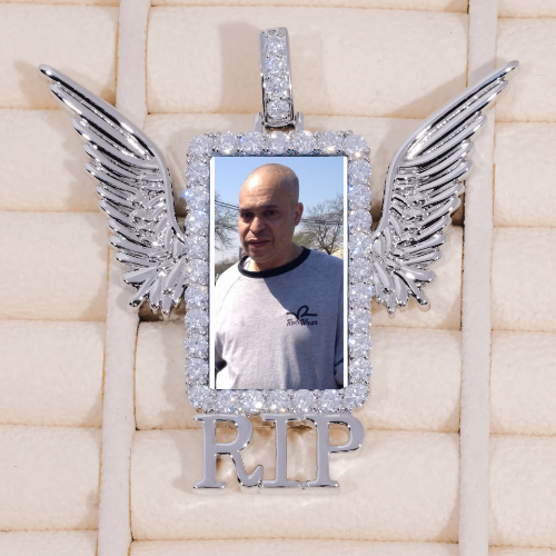 RIP WING 3D CUSTOM PICTURE PENDANT
