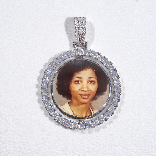 3D Spinning 2-Faced Custom Picture Pendant