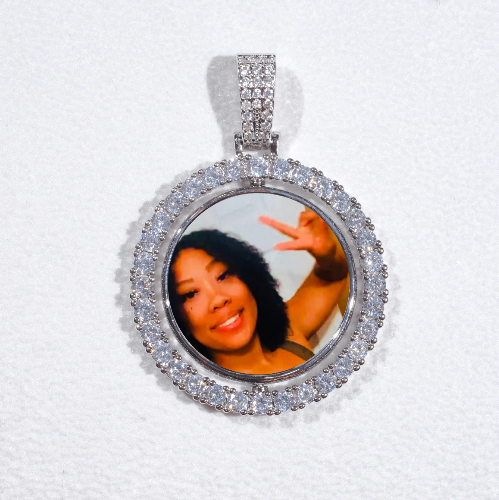 3D Spinning 2-Faced Custom Picture Pendant