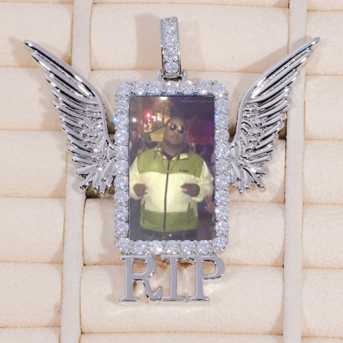 RIP WING 3D CUSTOM PICTURE PENDANT