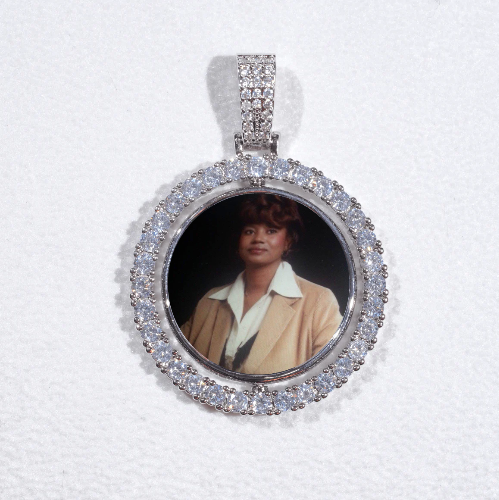 3D Spinning 2-Faced Custom Picture Pendant