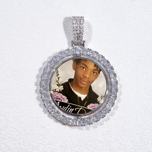 3D Spinning 2-Faced Custom Picture Pendant