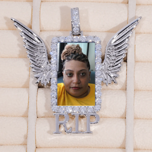 RIP WING 3D CUSTOM PICTURE PENDANT