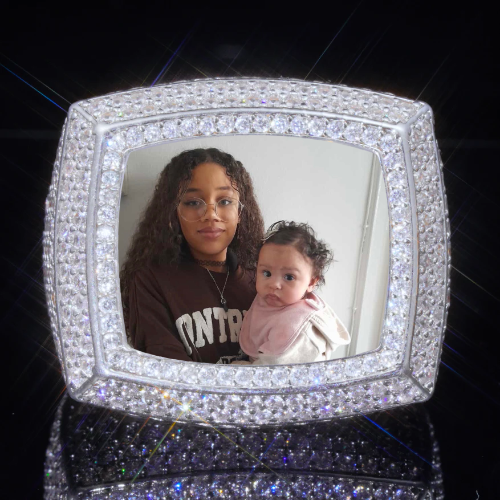 3D CUSTOM PICTURE ICED RING