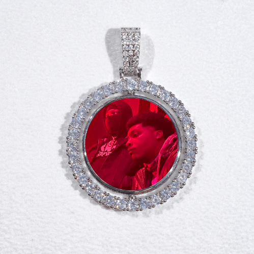 3D Spinning 2-Faced Custom Picture Pendant