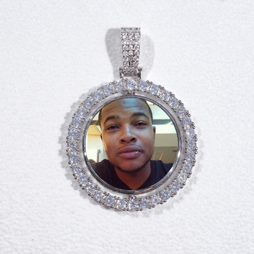 3D Spinning 2-Faced Custom Picture Pendant