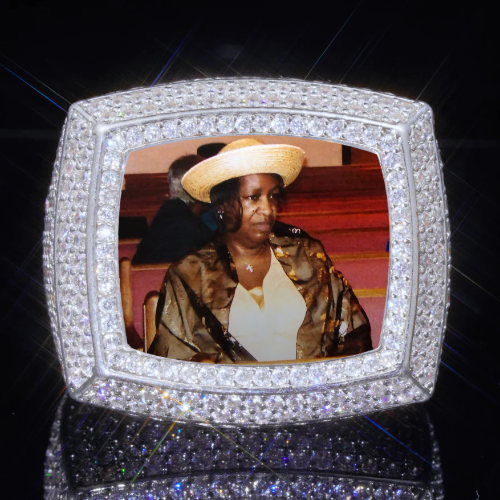 3D CUSTOM PICTURE ICED RING
