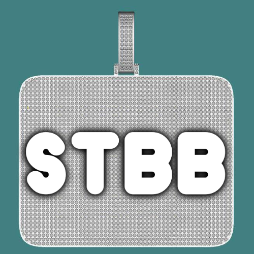 CUSTOM LETTER NECKLACE 3D BIG SQUARE