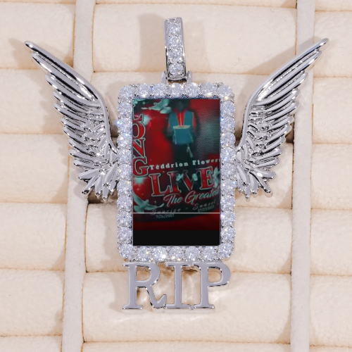 RIP WING 3D CUSTOM PICTURE PENDANT