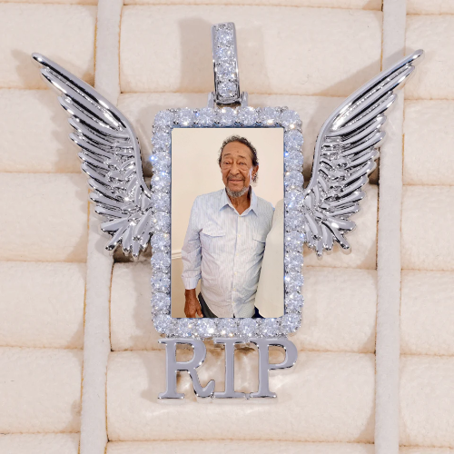 RIP WING 3D CUSTOM PICTURE PENDANT