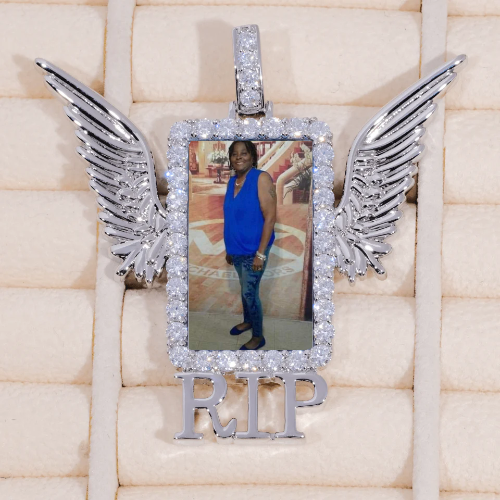 RIP WING 3D CUSTOM PICTURE PENDANT