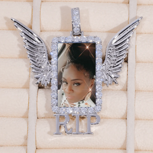 RIP WING 3D CUSTOM PICTURE PENDANT