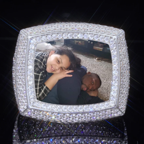 3D CUSTOM PICTURE ICED RING