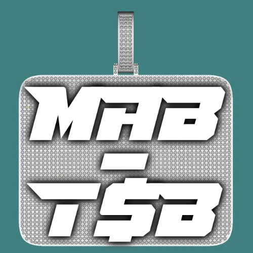 CUSTOM LETTER NECKLACE 3D BIG SQUARE