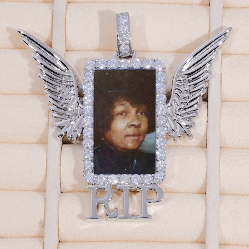 RIP WING 3D CUSTOM PICTURE PENDANT