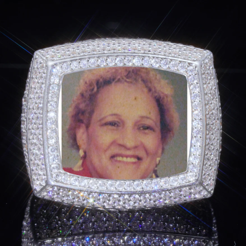 3D CUSTOM PICTURE ICED RING