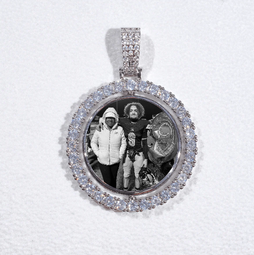3D Spinning 2-Faced Custom Picture Pendant