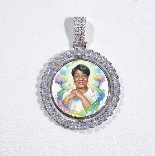 3D Spinning 2-Faced Custom Picture Pendant