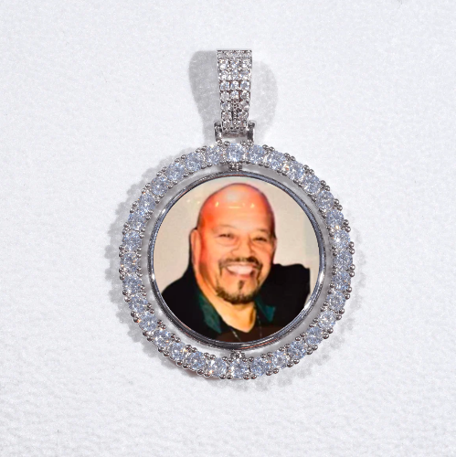3D Spinning 2-Faced Custom Picture Pendant