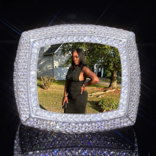 3D CUSTOM PICTURE ICED RING