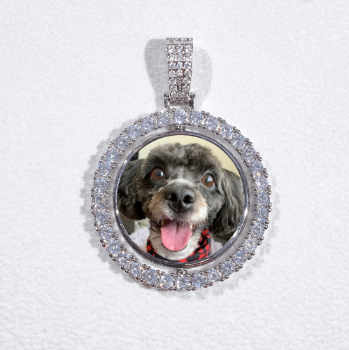 3D Spinning 2-Faced Custom Picture Pendant