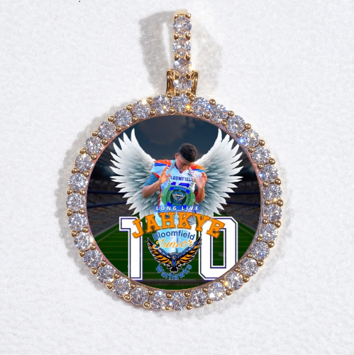 3D CIRCLE CUSTOM PICTURE PENDANT SMALL SIZE
