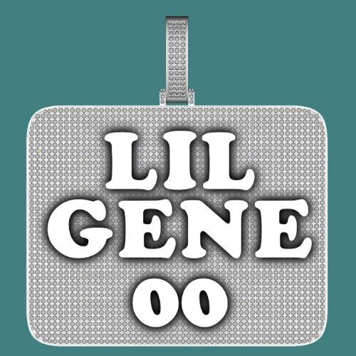CUSTOM LETTER NECKLACE 3D BIG SQUARE