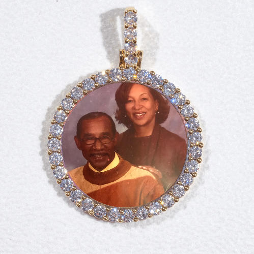 3D CIRCLE CUSTOM PICTURE PENDANT SMALL SIZE