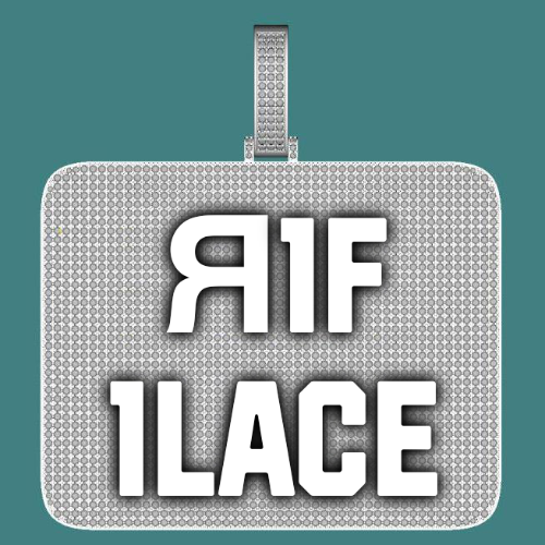 CUSTOM LETTER NECKLACE 3D BIG SQUARE