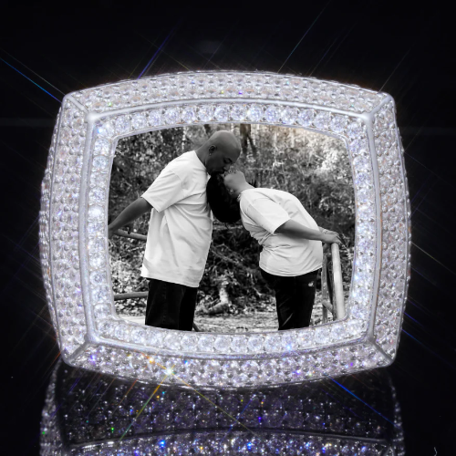 3D CUSTOM PICTURE ICED RING