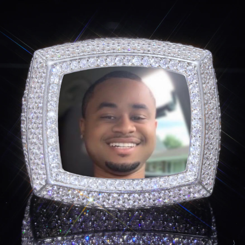 3D CUSTOM PICTURE ICED RING