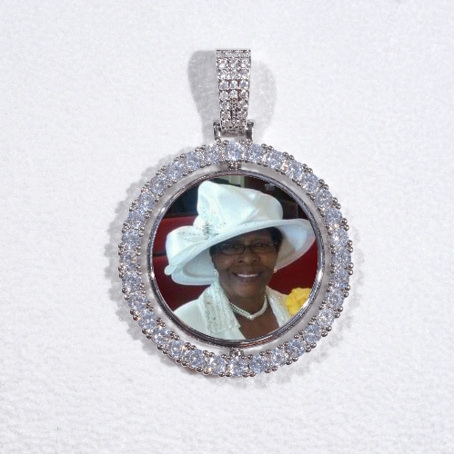 3D Spinning 2-Faced Custom Picture Pendant